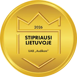 Creditinfo — Stipriausi Lietuvoje 2026